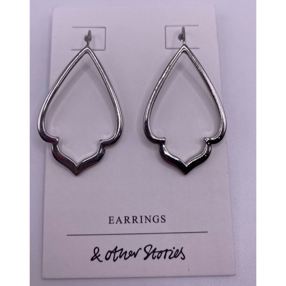 & Other Stories Silver Dangle Earrings